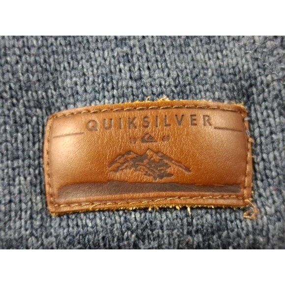Quiksilver 1969 Youth Sweater Size 12 Gray Black “Mountains to the Shore” - Picture 11 of 16